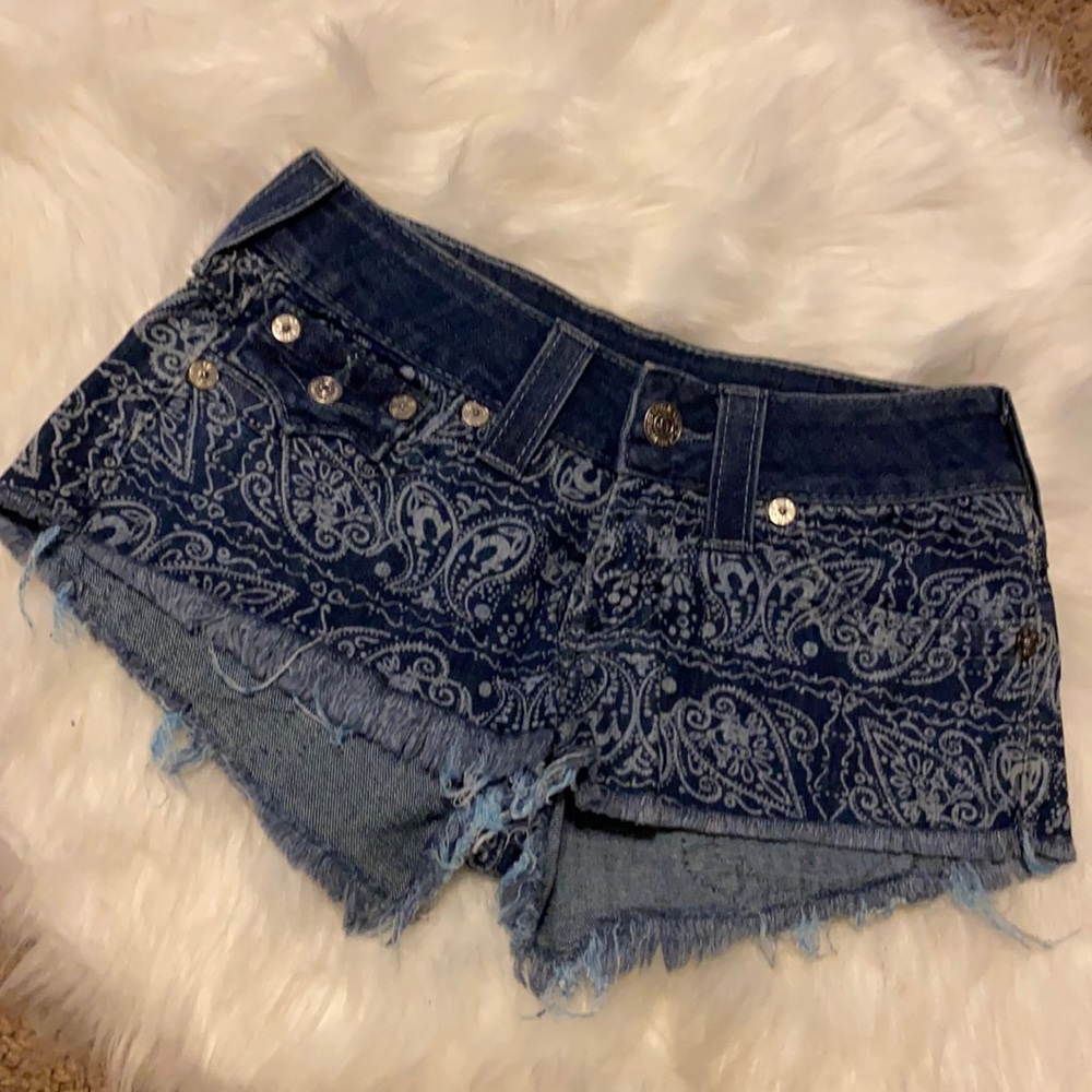 True Religion Shorty Shorts